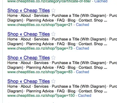 Bad pagination